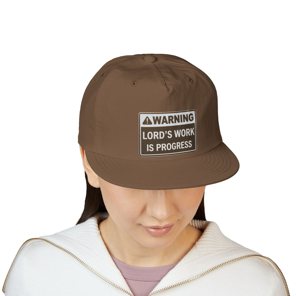 Lord's Work In Progress Embroidered Snapback Hat