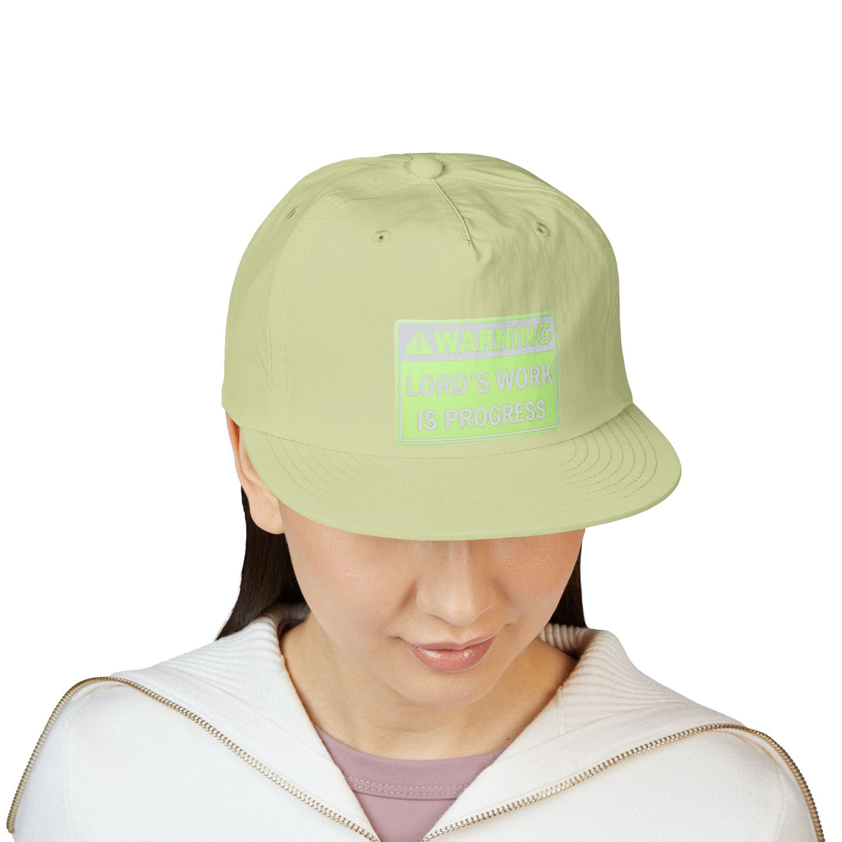 Lord's Work In Progress Embroidered Snapback Hat
