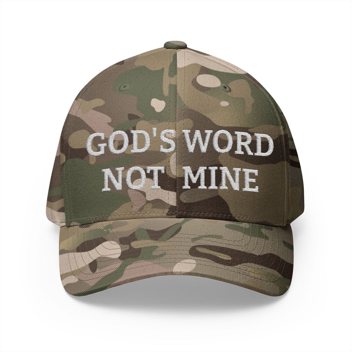 God’s Word Not Mine Christian Embroidered Cap