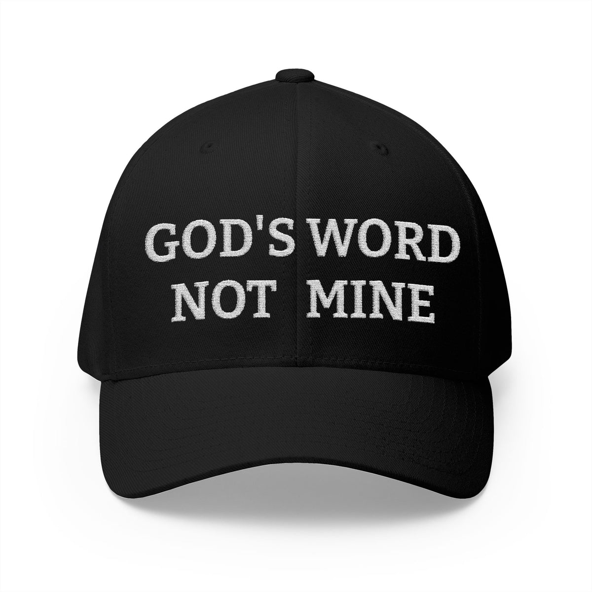 God’s Word Not Mine Christian Embroidered Cap