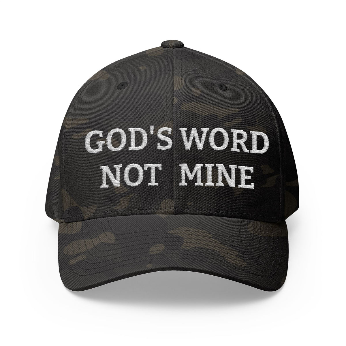 God’s Word Not Mine Christian Embroidered Cap