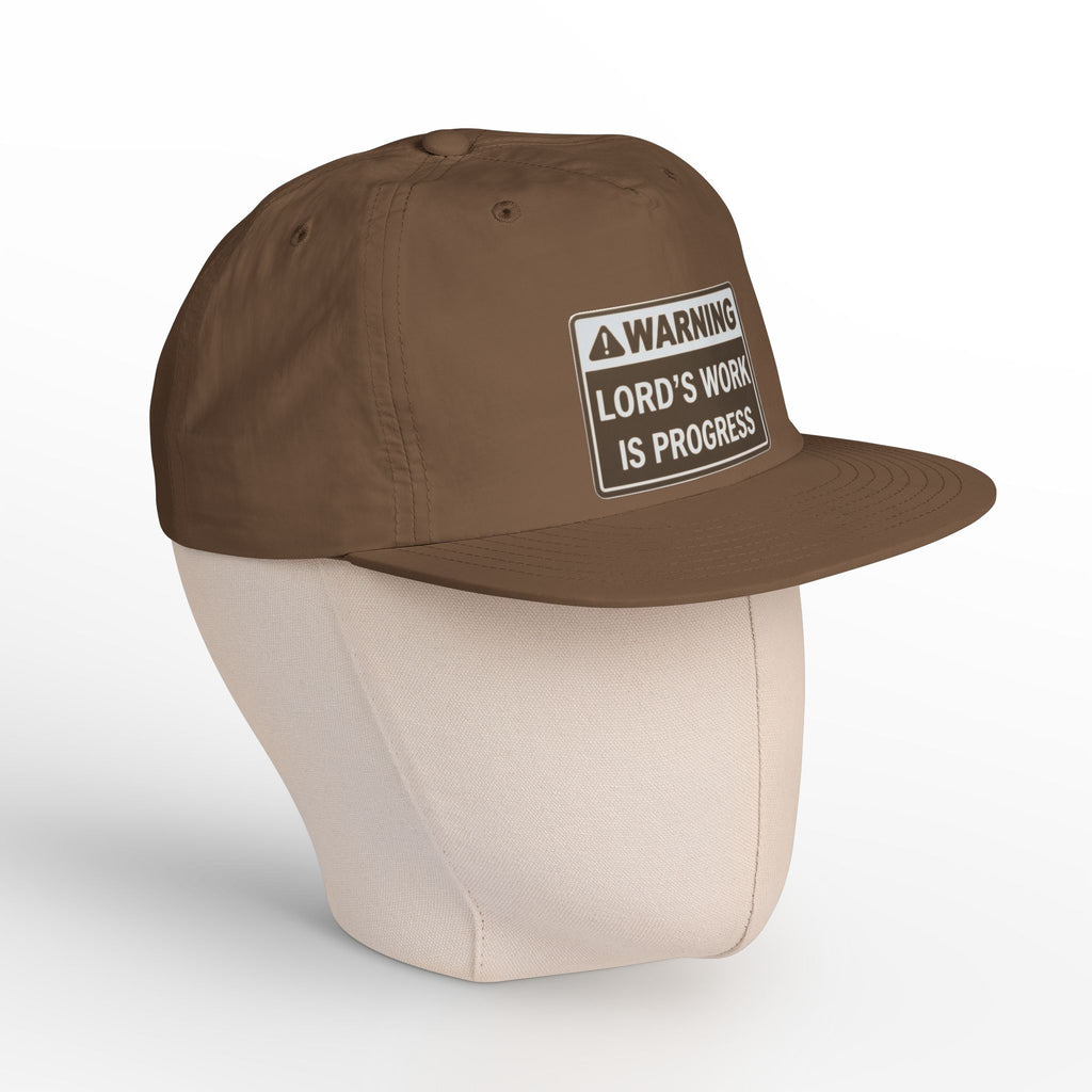 Lord's Work In Progress Embroidered Snapback Hat