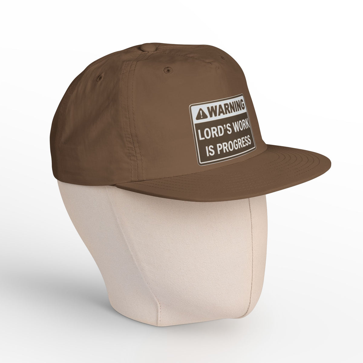Lord's Work In Progress Embroidered Snapback Hat