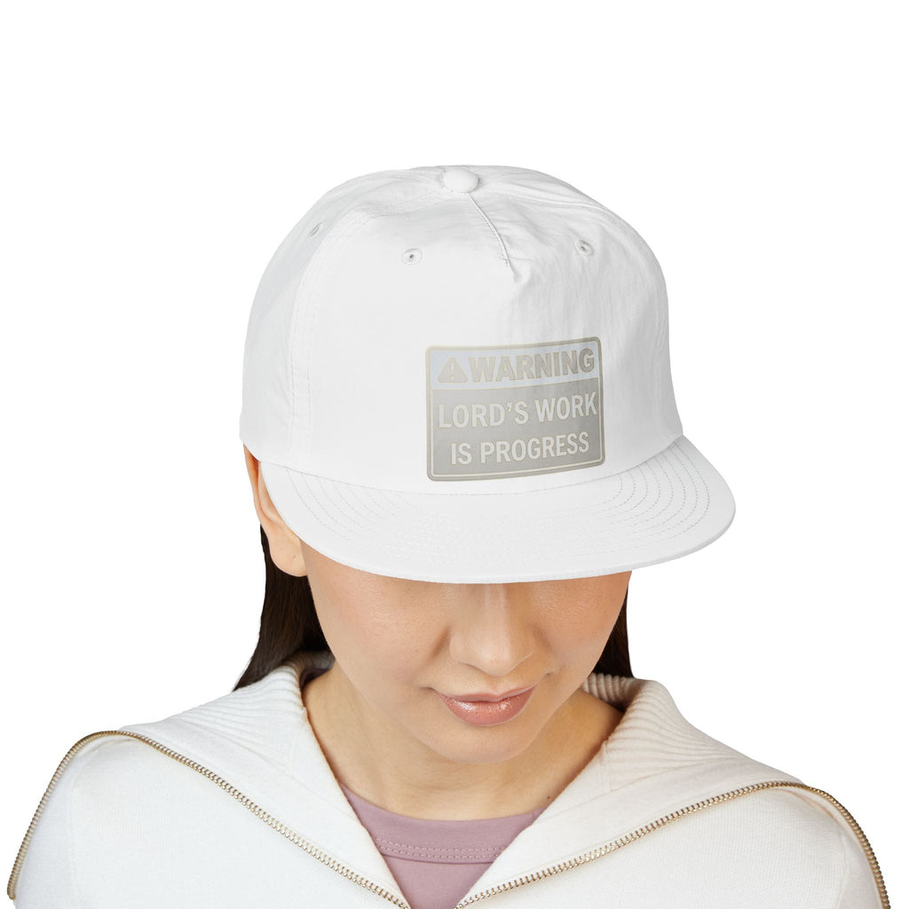 Lord's Work In Progress Embroidered Snapback Hat