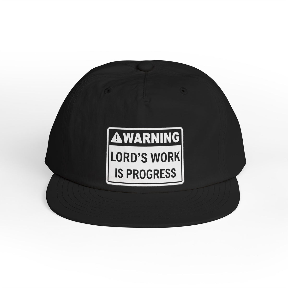 Lord's Work In Progress Embroidered Snapback Hat