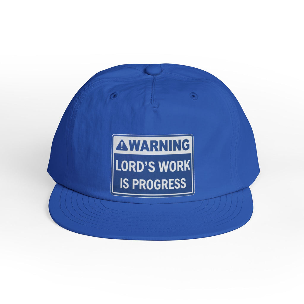 Lord's Work In Progress Embroidered Snapback Hat