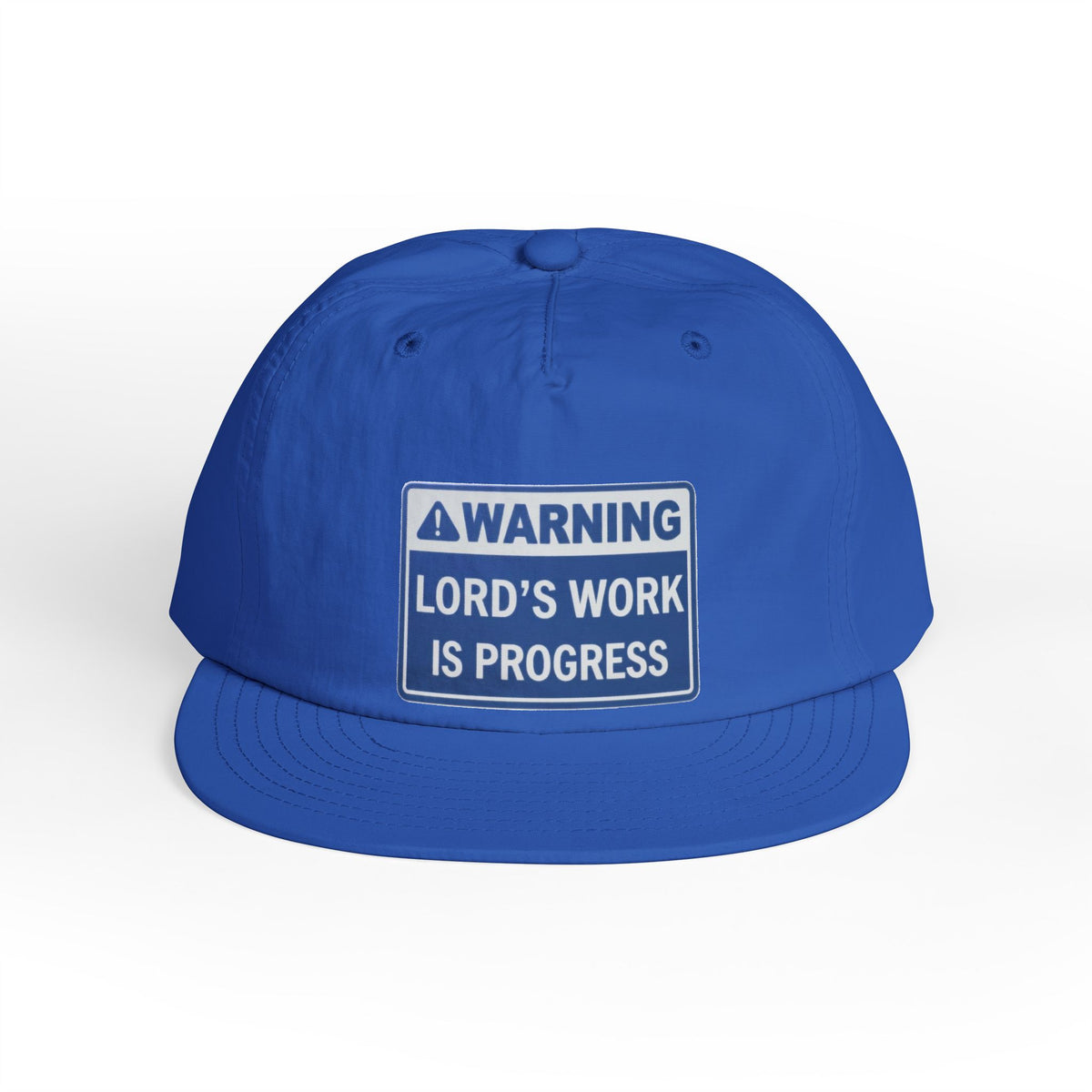 Lord's Work In Progress Embroidered Snapback Hat