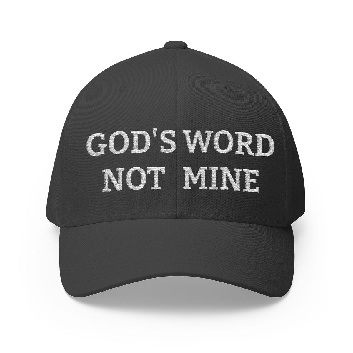 God’s Word Not Mine Christian Embroidered Cap