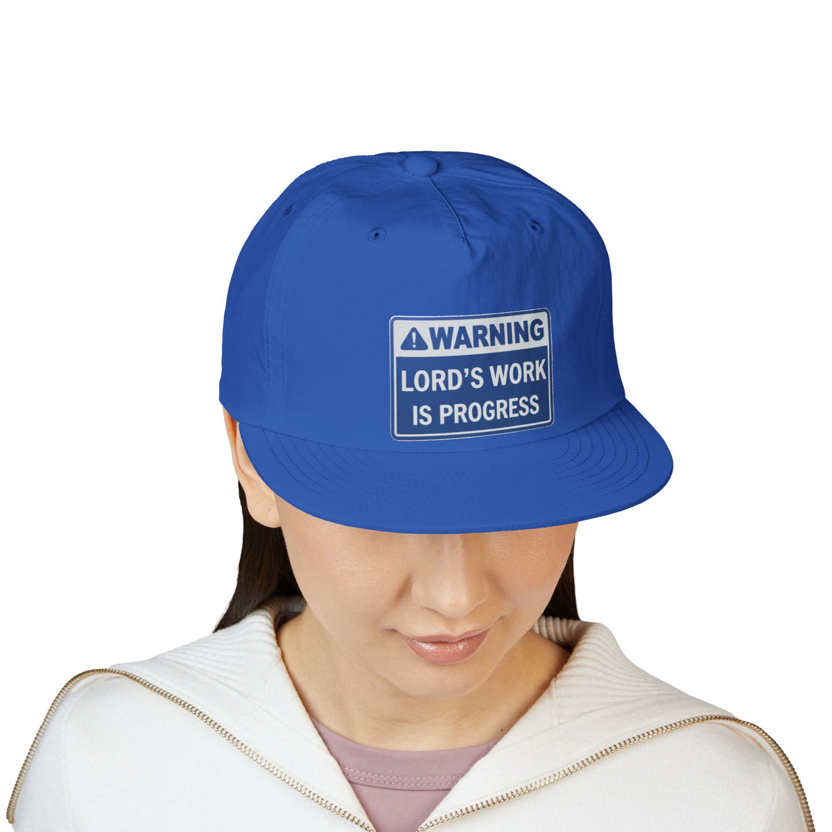 Lord's Work In Progress Embroidered Snapback Hat
