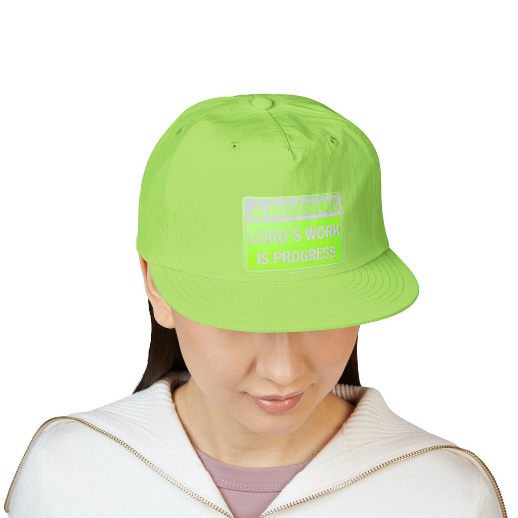 Lord's Work In Progress Embroidered Snapback Hat