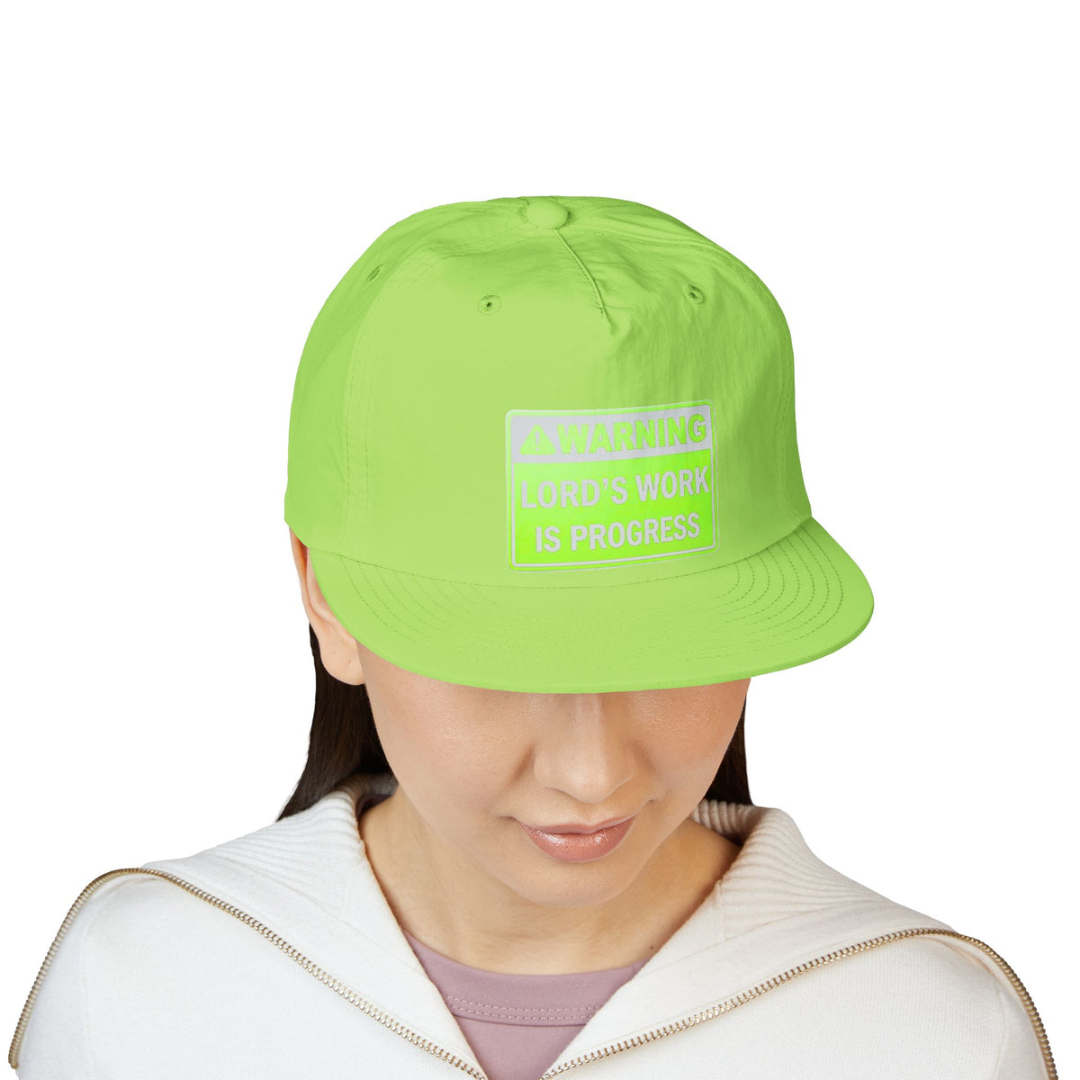 Lord's Work In Progress Embroidered Snapback Hat