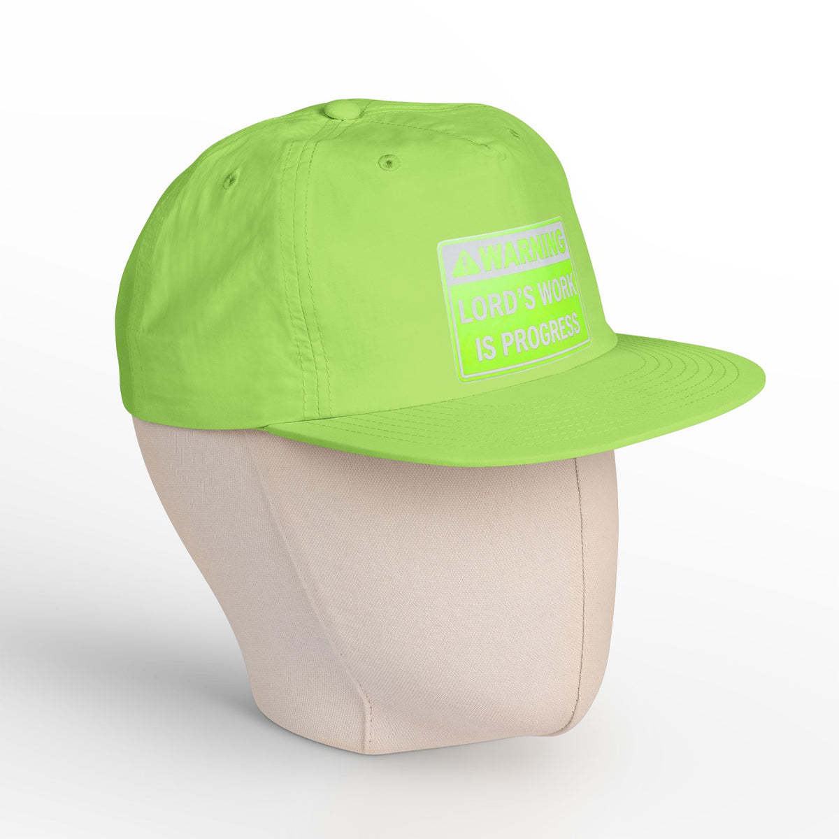 Lord's Work In Progress Embroidered Snapback Hat