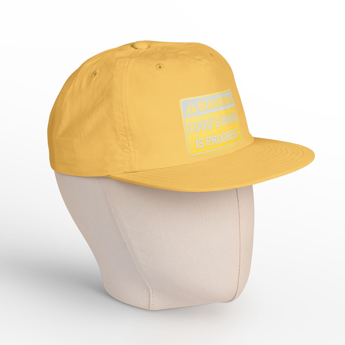 Lord's Work In Progress Embroidered Snapback Hat