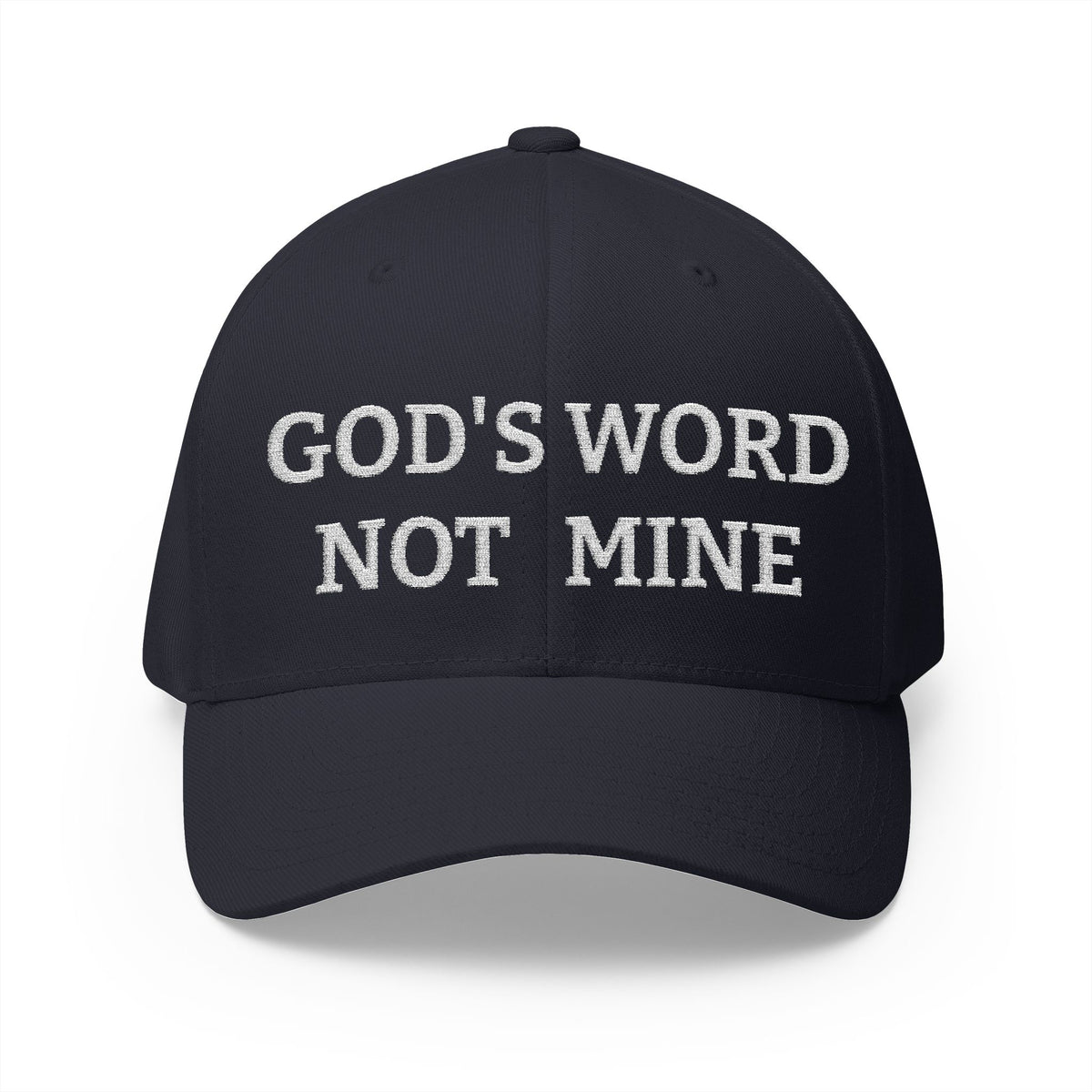 God’s Word Not Mine Christian Embroidered Cap