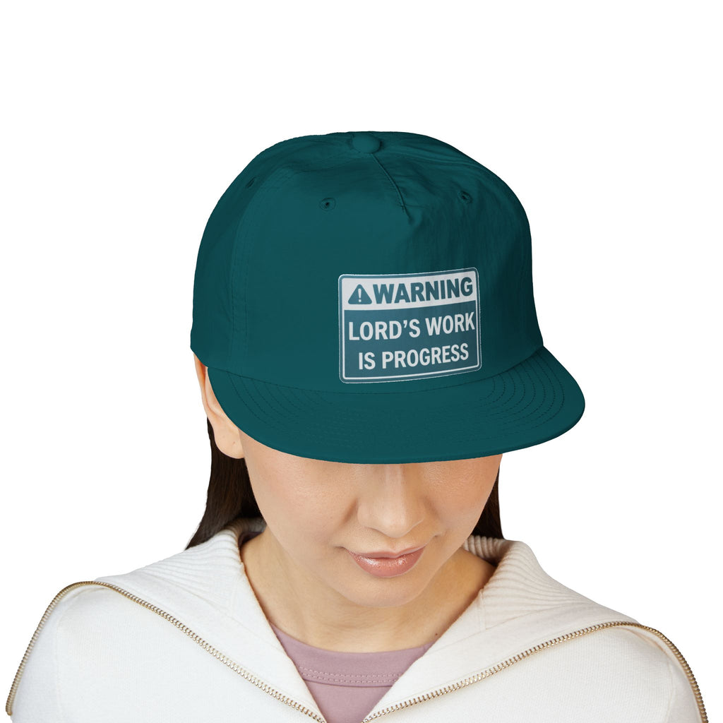 Lord's Work In Progress Embroidered Snapback Hat