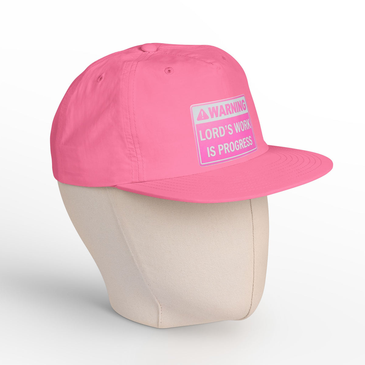 Lord's Work In Progress Embroidered Snapback Hat