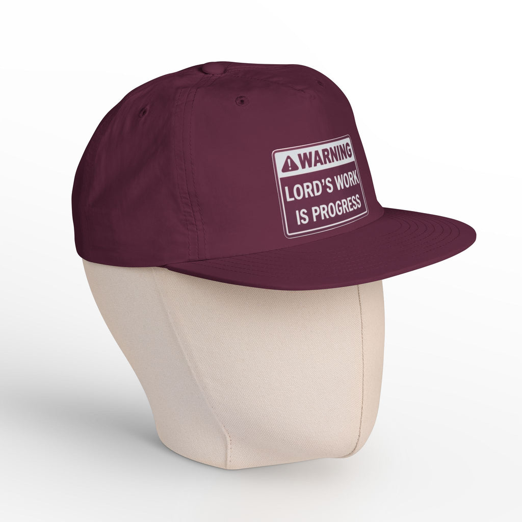 Lord's Work In Progress Embroidered Snapback Hat