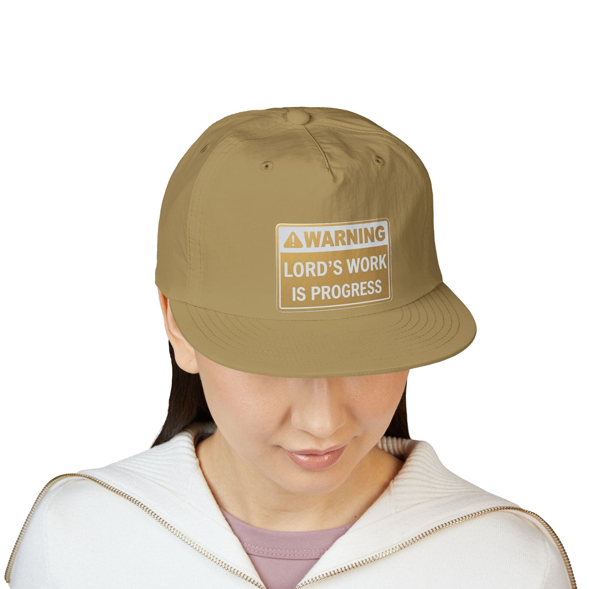Lord's Work In Progress Embroidered Snapback Hat