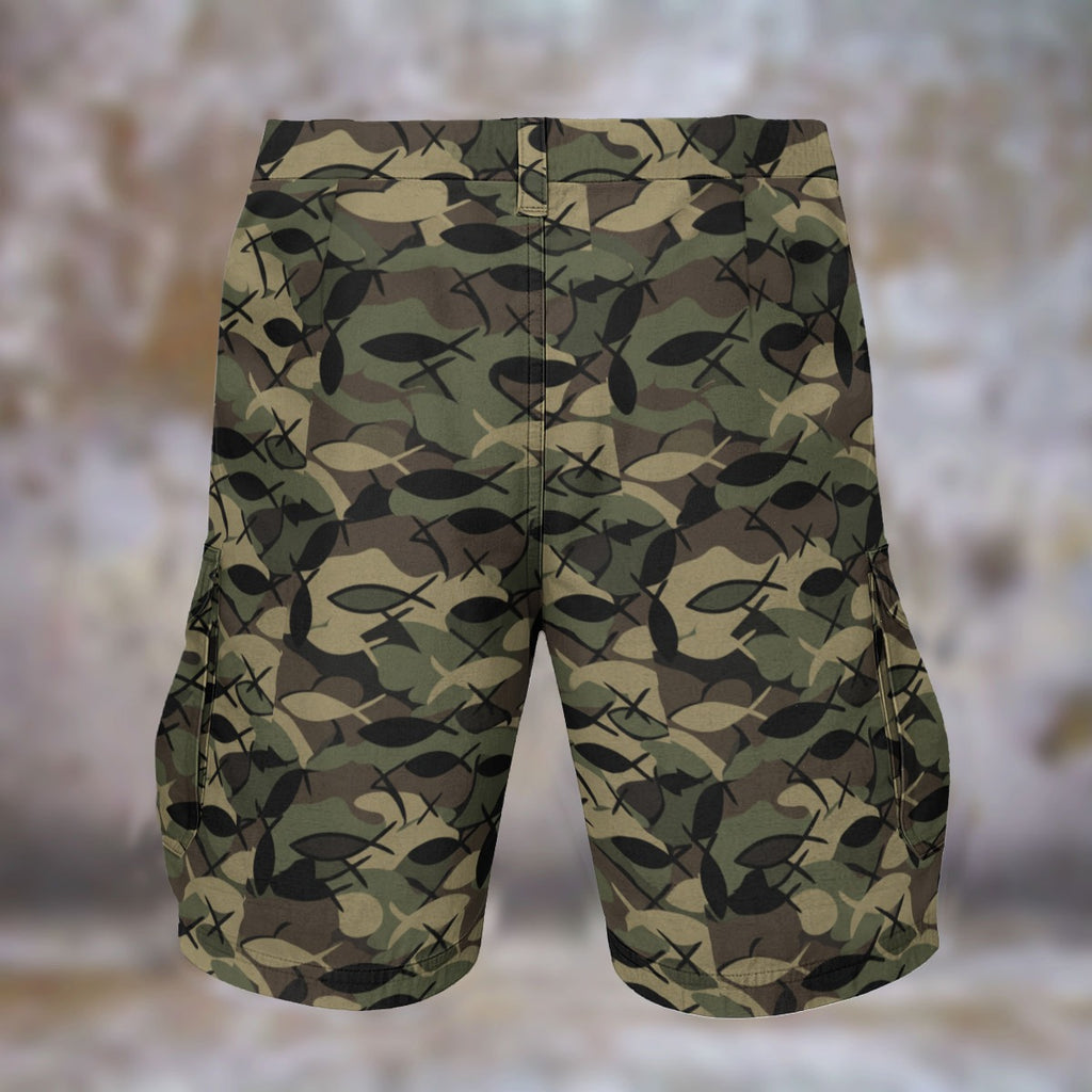 All-Over Print Men's Cargo Shorts