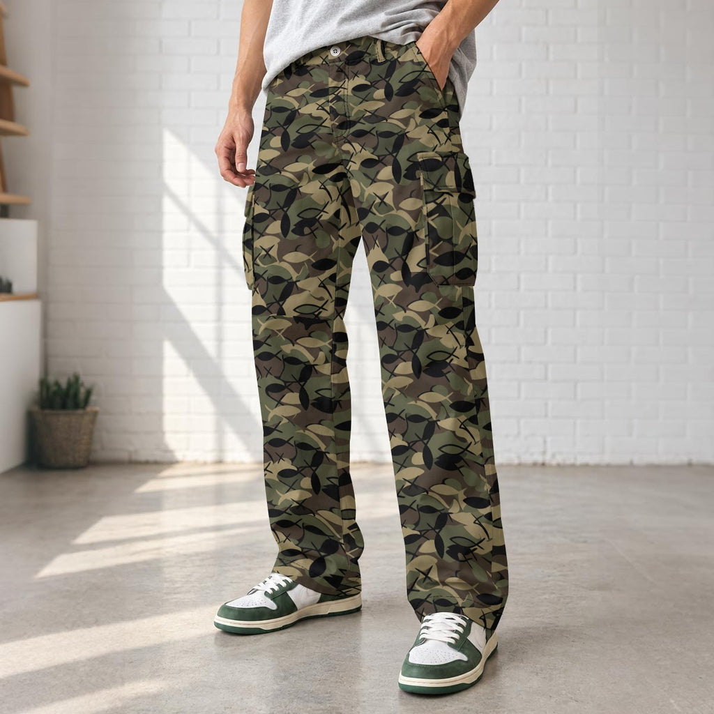 All-Over Print Men's Cargo Pants