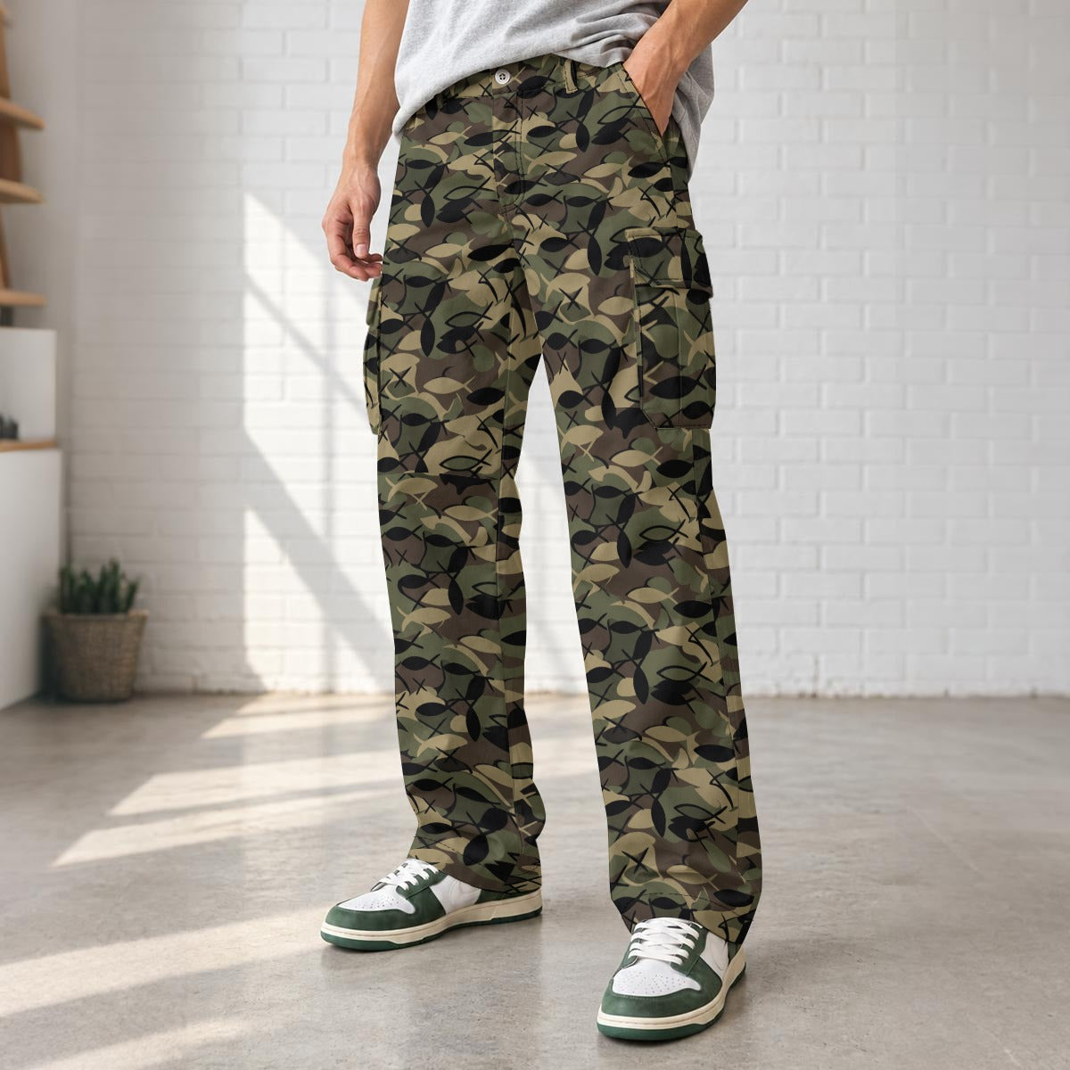 All-Over Print Men's Cargo Pants