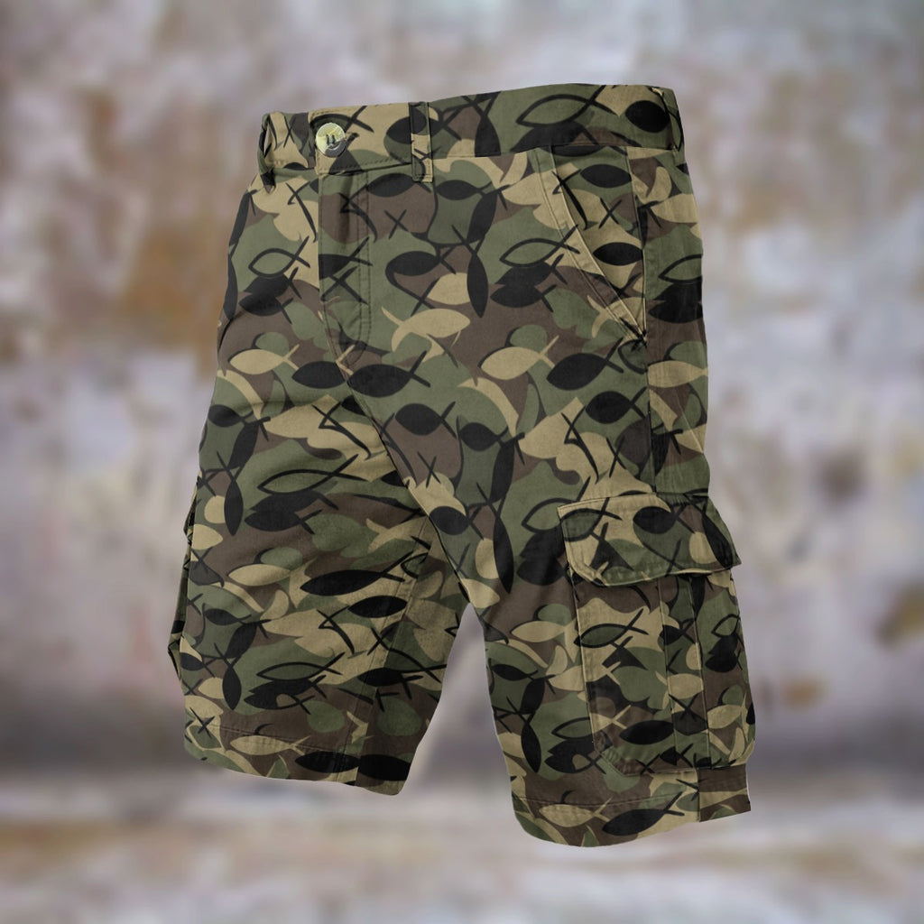 All-Over Print Men's Cargo Shorts