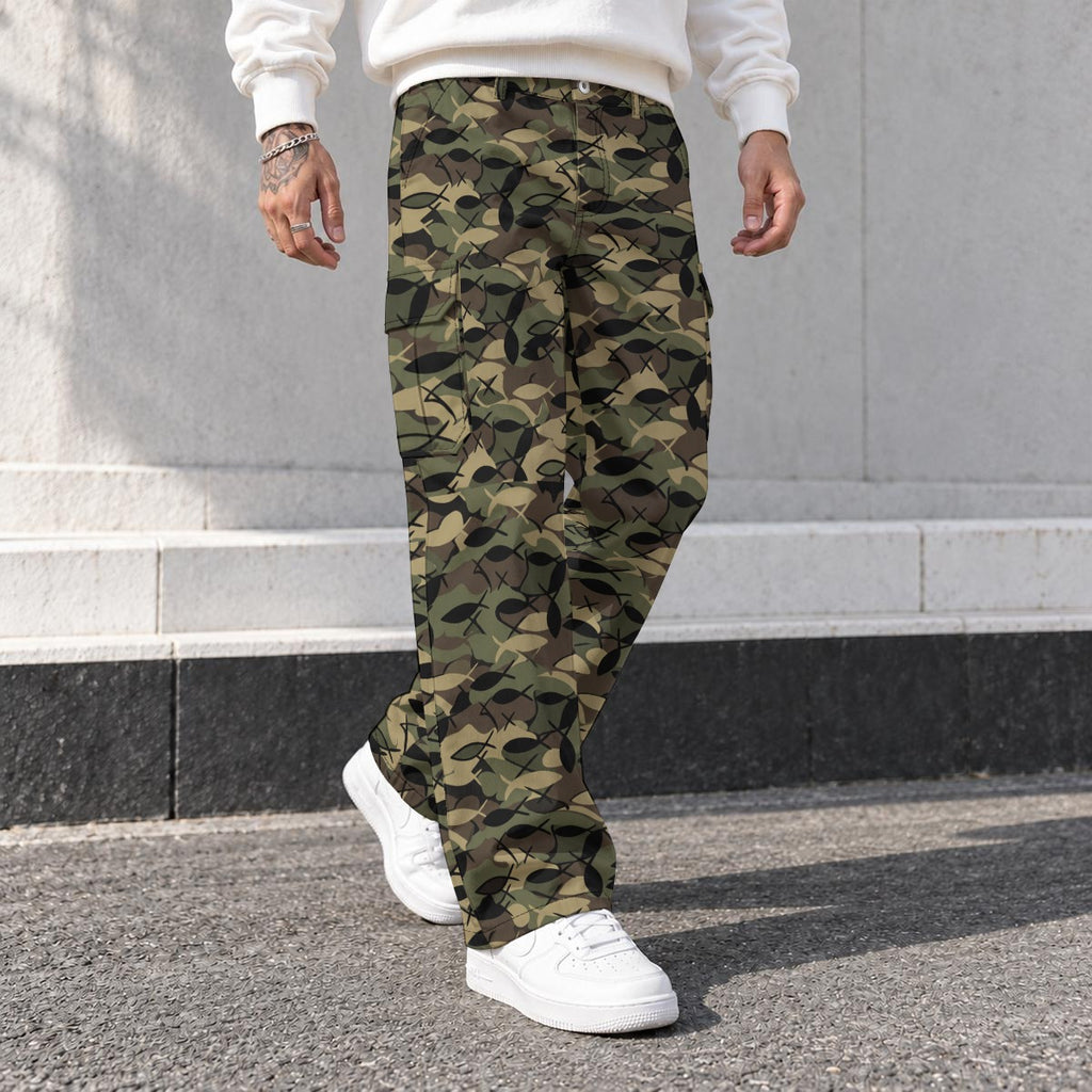 All-Over Print Men's Cargo Pants