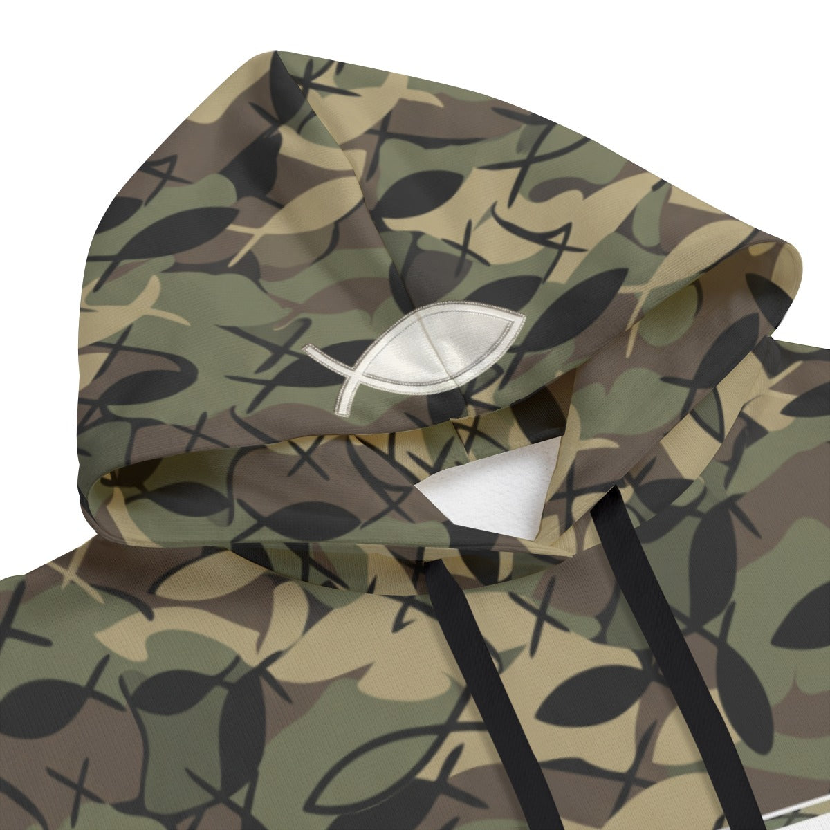 All-Over Print Unisex Plus Fleece Pullover Hoodie
