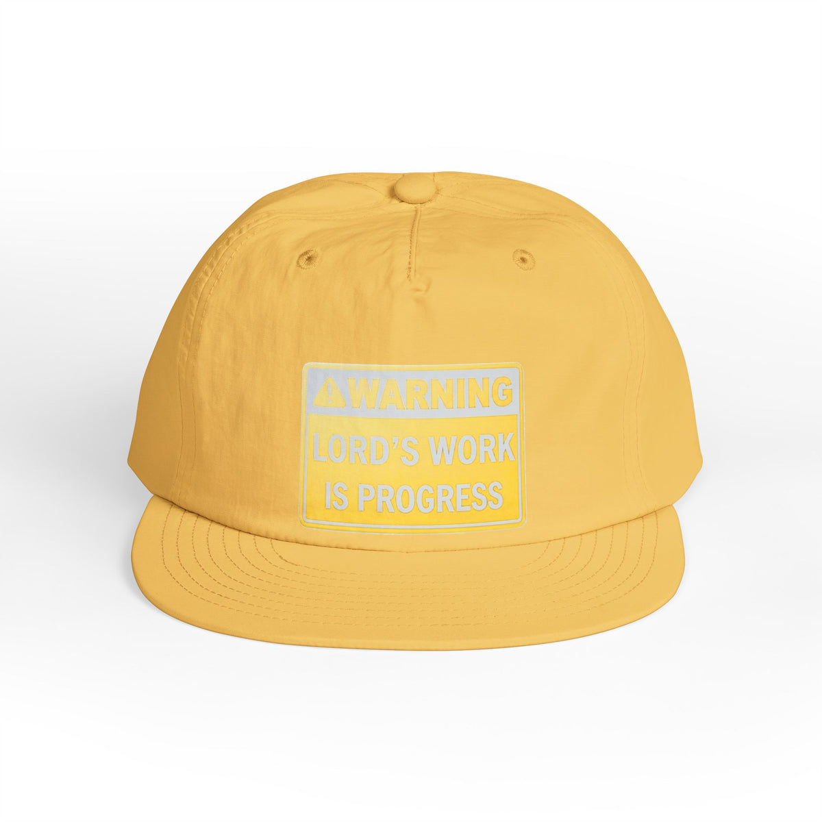 Lord's Work In Progress Embroidered Snapback Hat