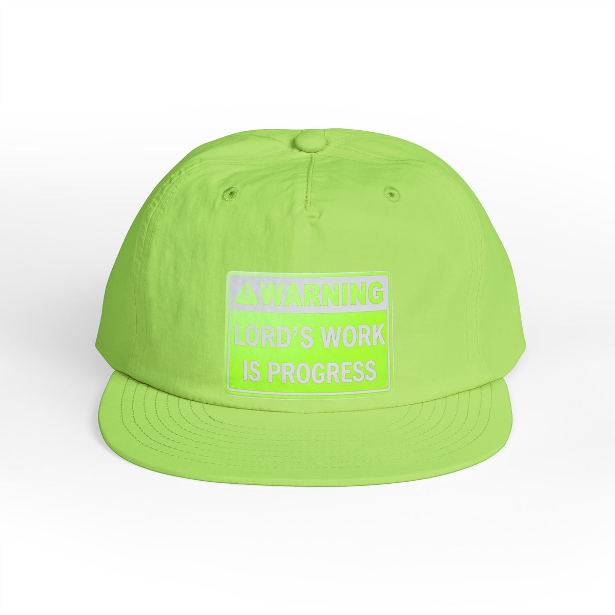 Lord's Work In Progress Embroidered Snapback Hat