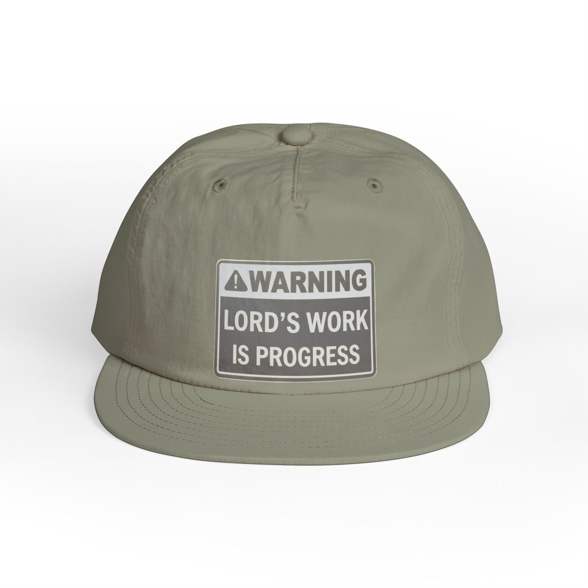 Lord's Work In Progress Embroidered Snapback Hat