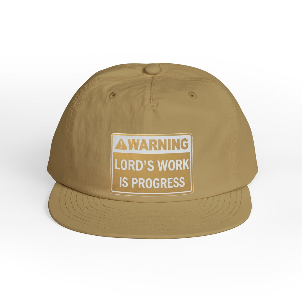 Lord's Work In Progress Embroidered Snapback Hat