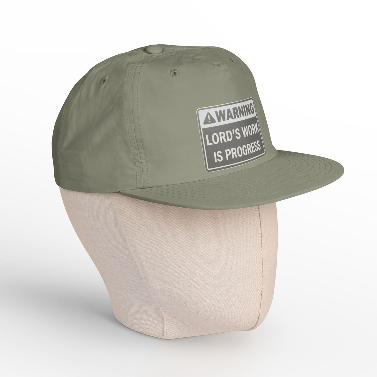 Lord's Work In Progress Embroidered Snapback Hat