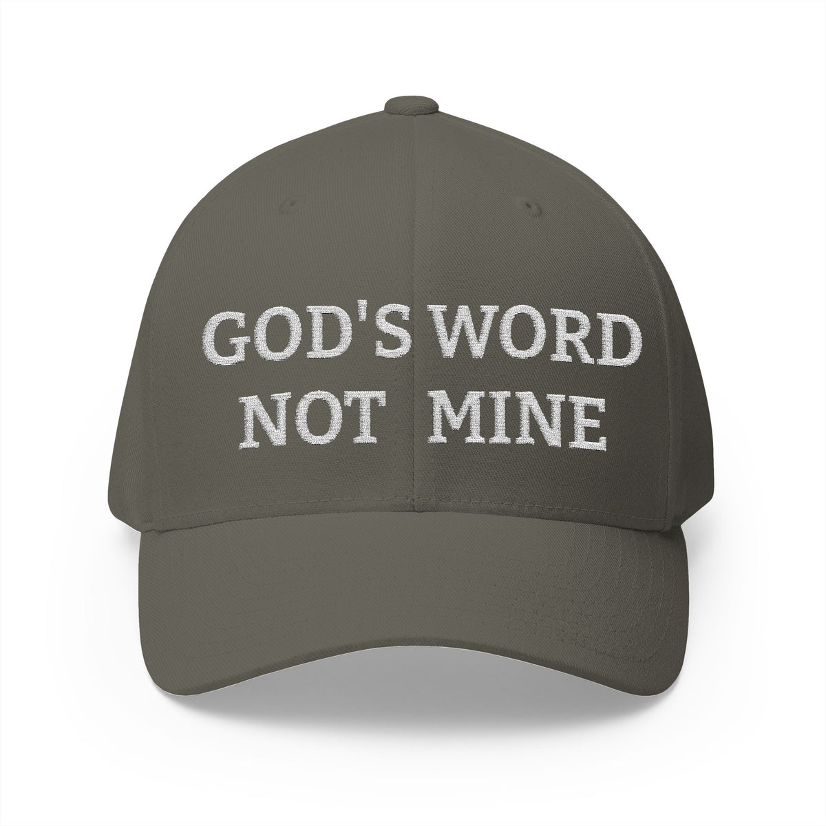 God’s Word Not Mine Christian Embroidered Cap