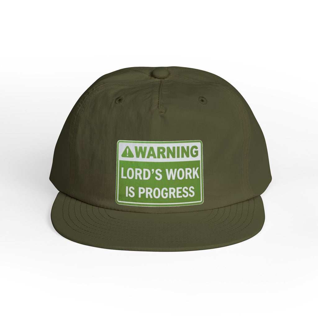 Lord's Work In Progress Embroidered Snapback Hat