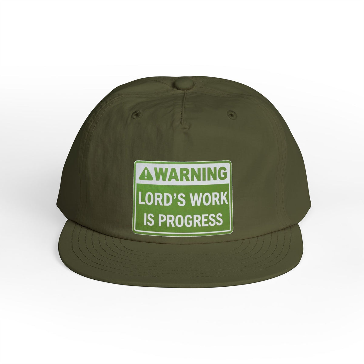 Lord's Work In Progress Embroidered Snapback Hat