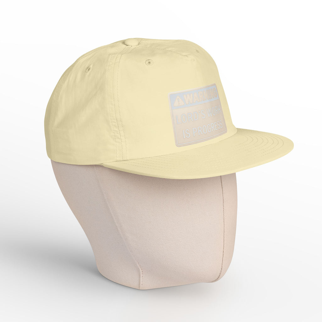 Lord's Work In Progress Embroidered Snapback Hat