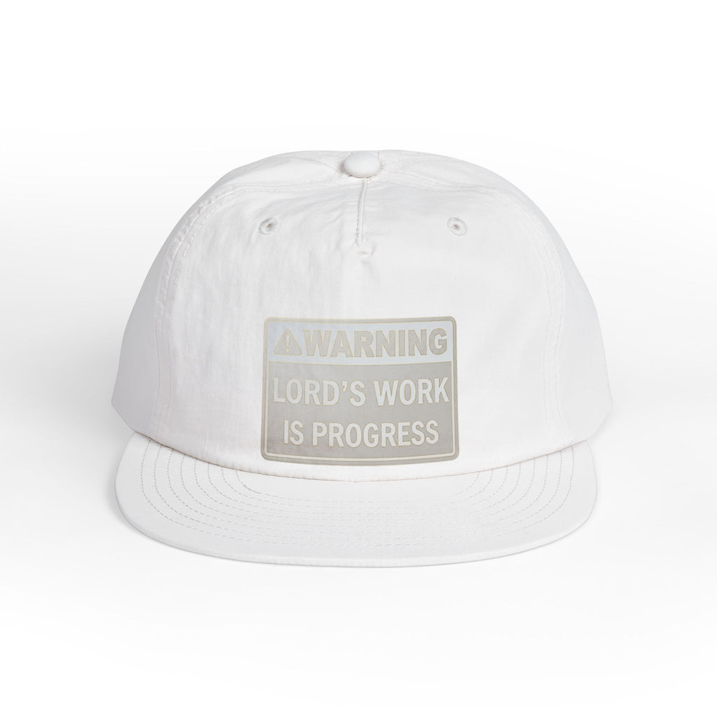 Lord's Work In Progress Embroidered Snapback Hat