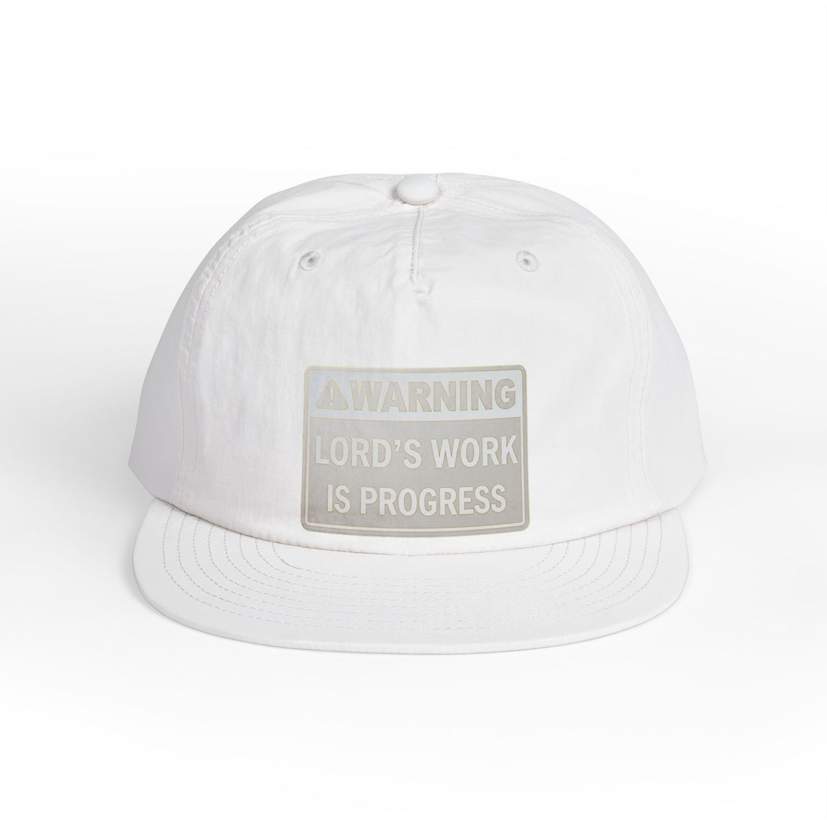 Lord's Work In Progress Embroidered Snapback Hat