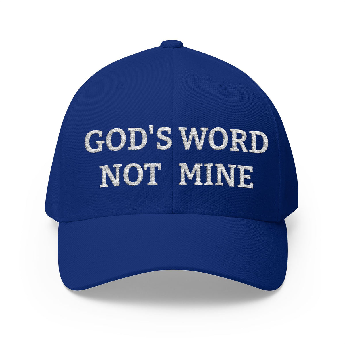 God’s Word Not Mine Christian Embroidered Cap