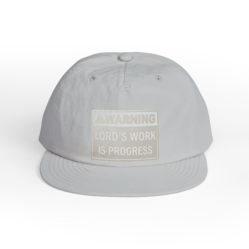 Lord's Work In Progress Embroidered Snapback Hat