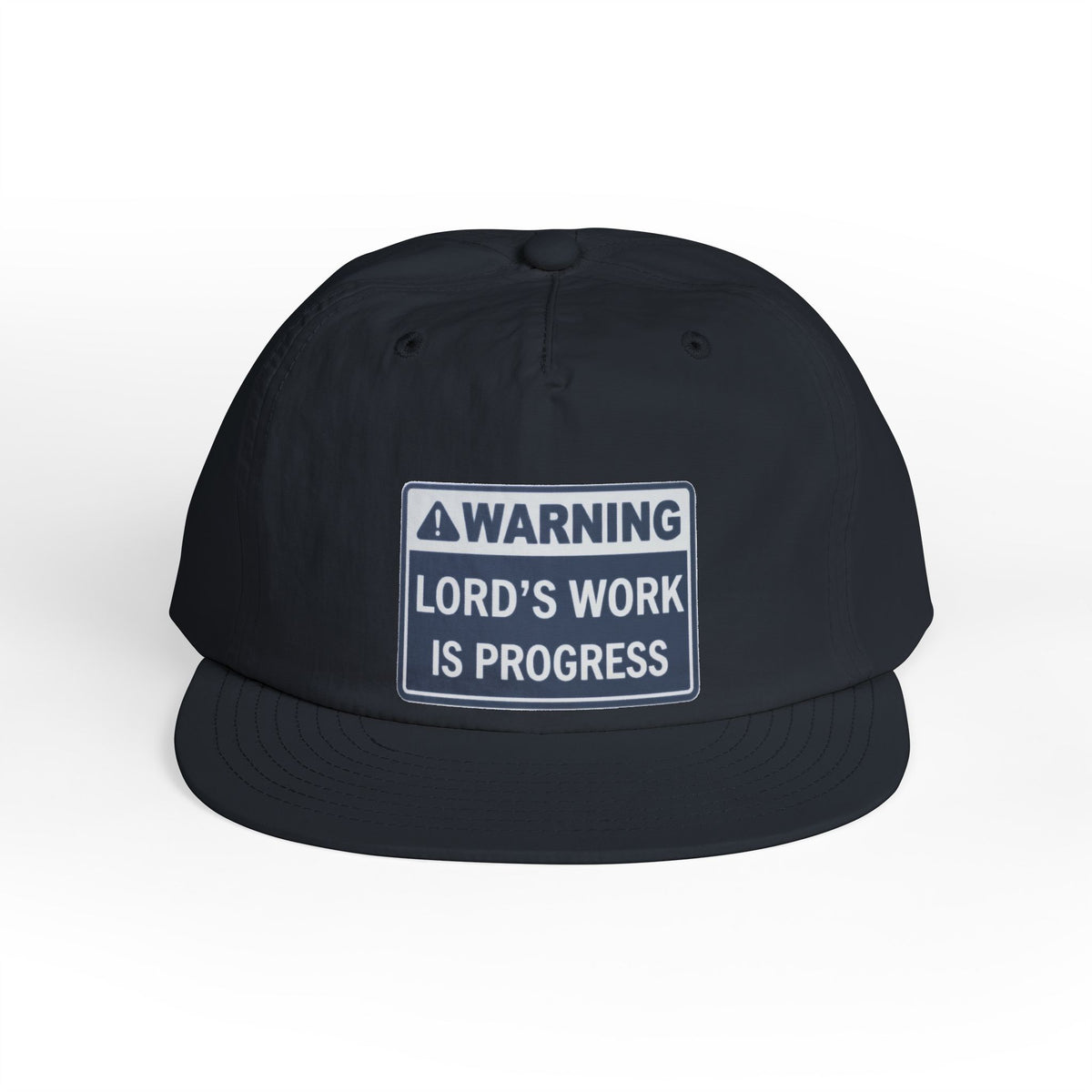 Lord's Work In Progress Embroidered Snapback Hat