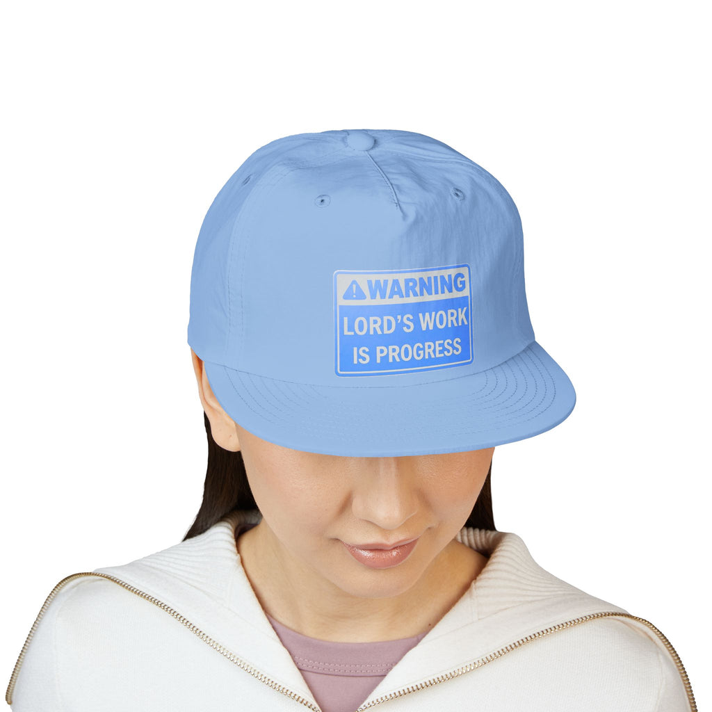 Lord's Work In Progress Embroidered Snapback Hat
