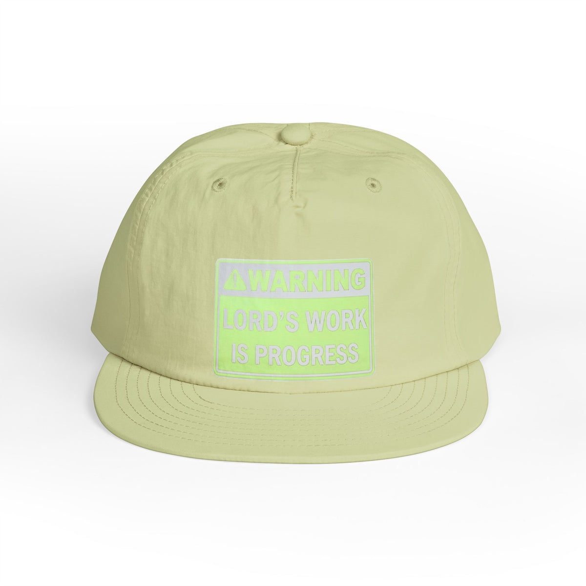 Lord's Work In Progress Embroidered Snapback Hat