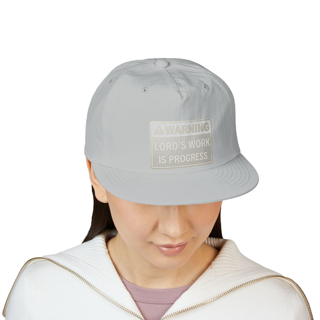 Lord's Work In Progress Embroidered Snapback Hat