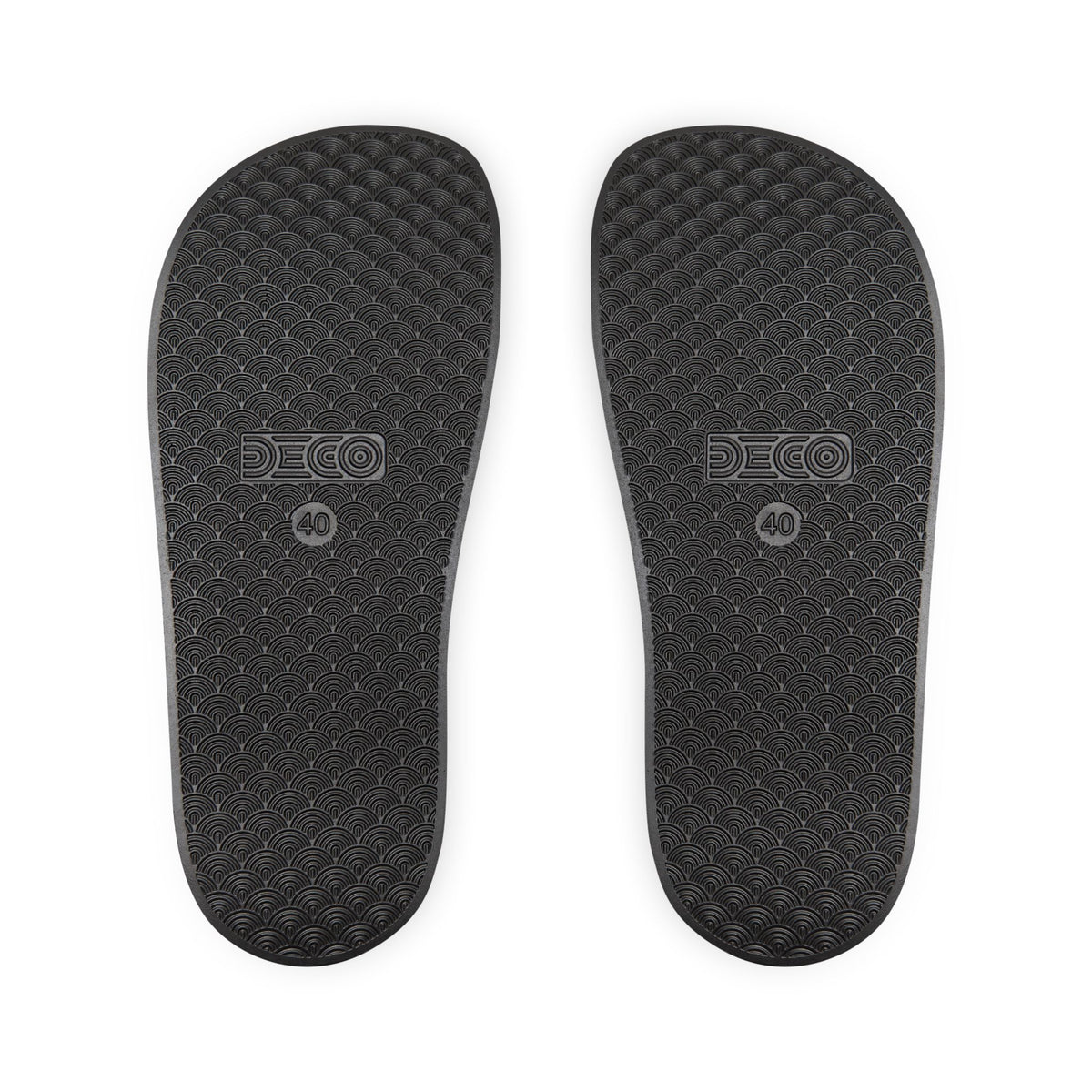 Men's White Slide Sandals — “Warning: Lord's Work Is Progress” Adjustable Strap