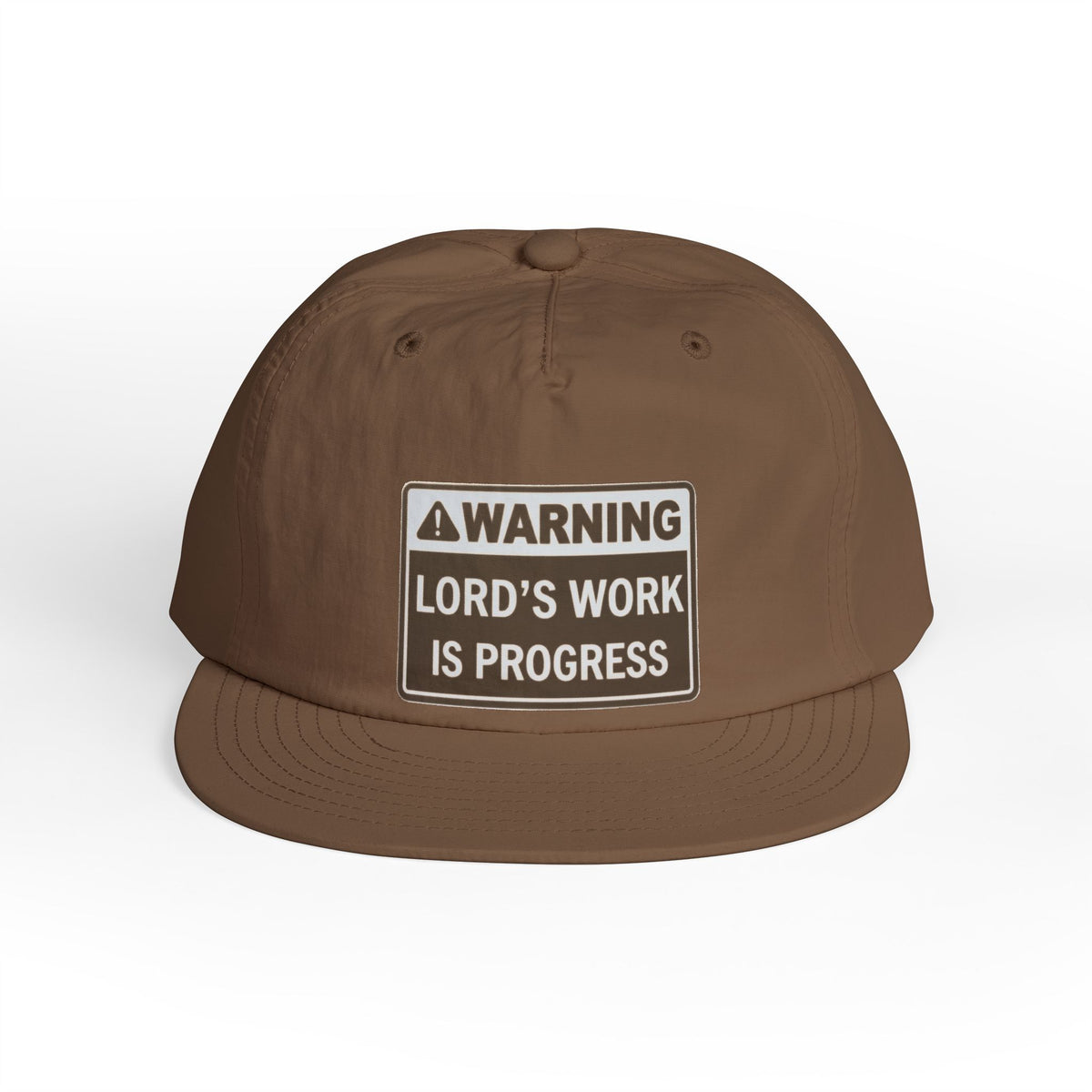 Lord's Work In Progress Embroidered Snapback Hat