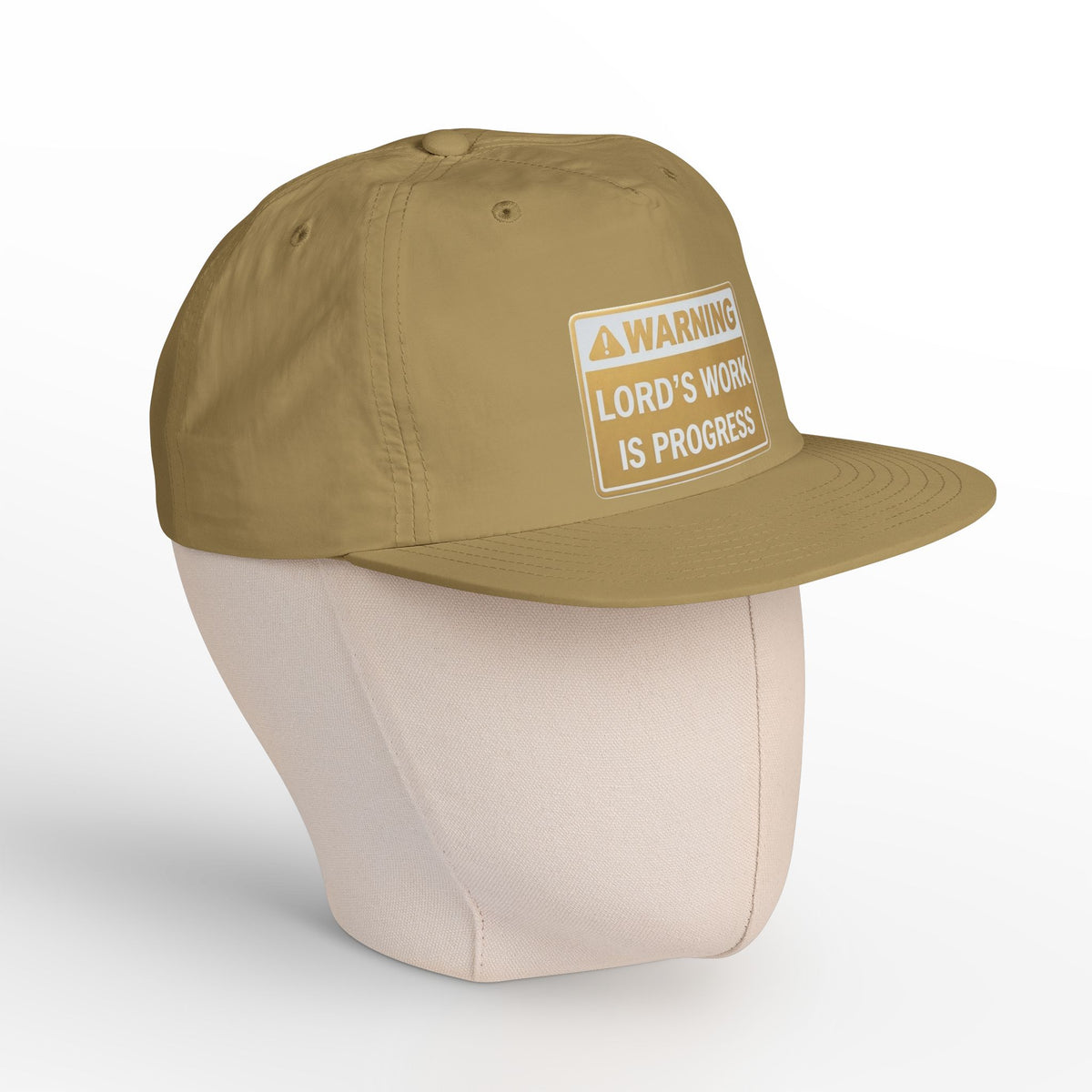Lord's Work In Progress Embroidered Snapback Hat