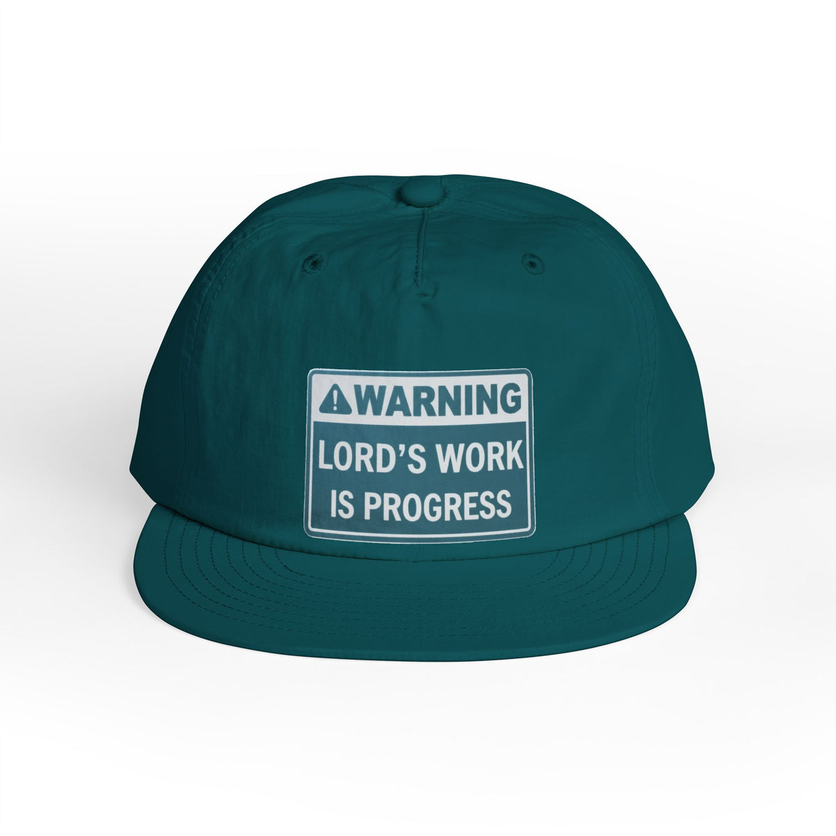Lord's Work In Progress Embroidered Snapback Hat