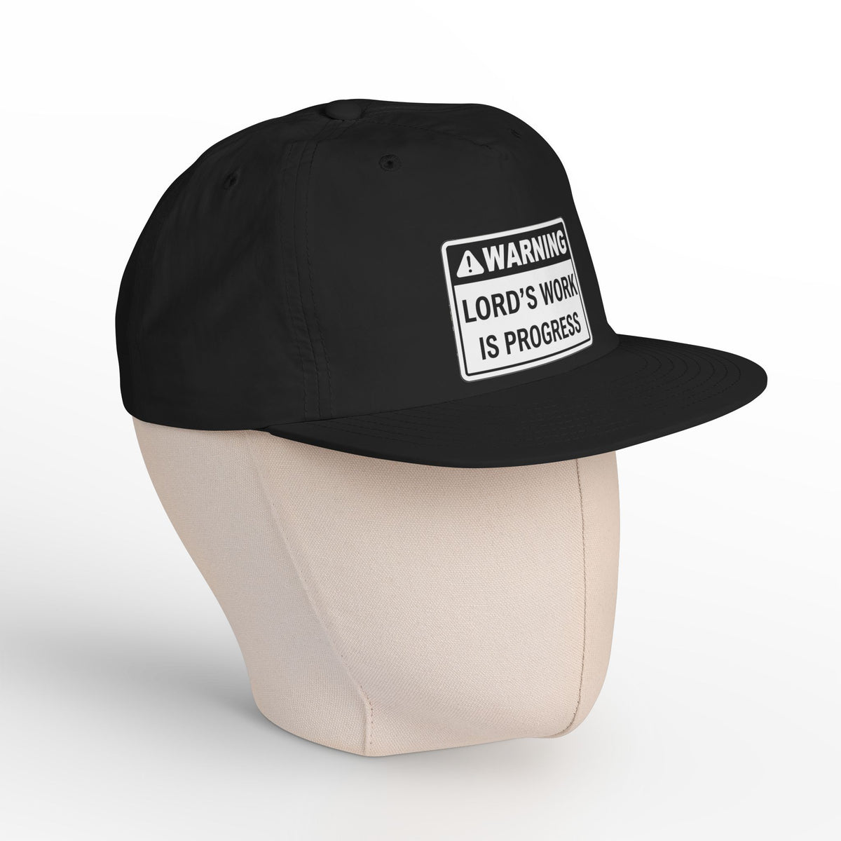 Lord's Work In Progress Embroidered Snapback Hat